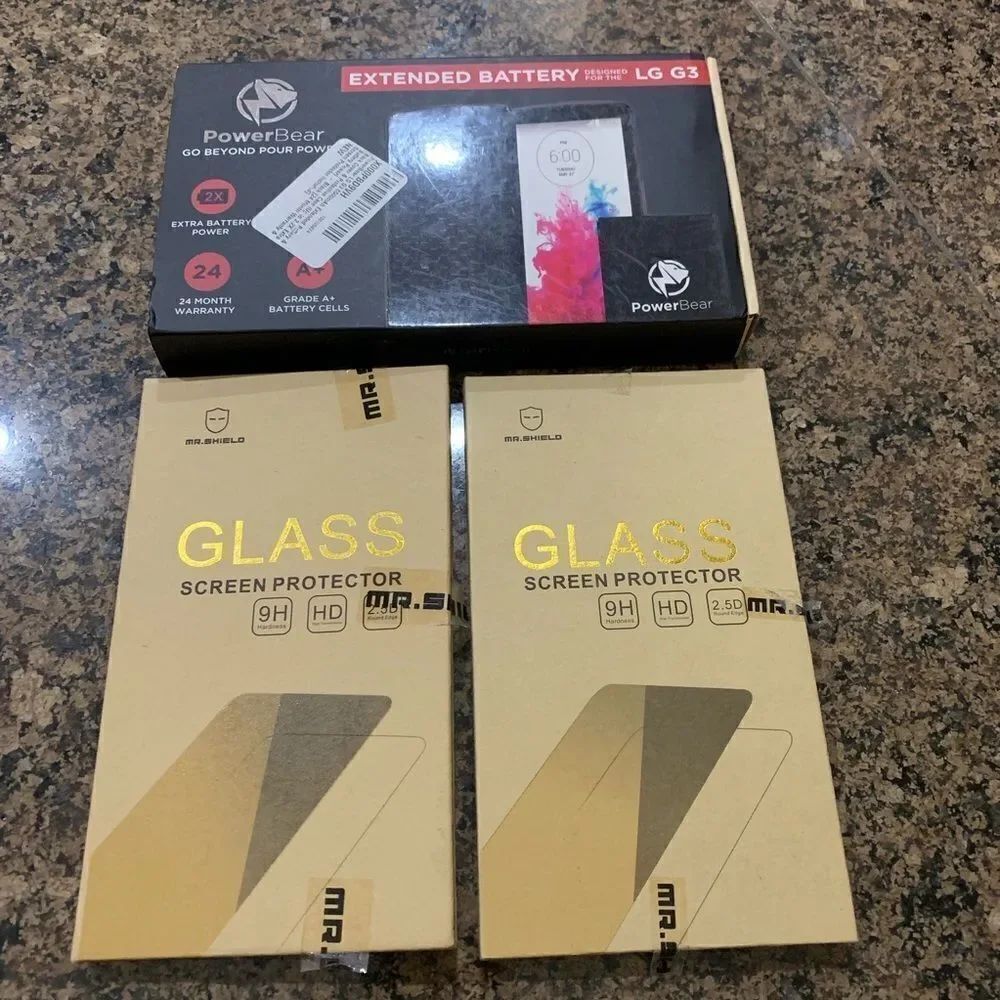LG 3 Extended Battery And Glass Protecters‎